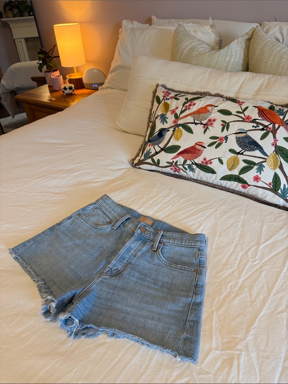 Mother Denim Scrapper Cut Off Fray Short - size 23 - wash “Mentally Elsewhere”
